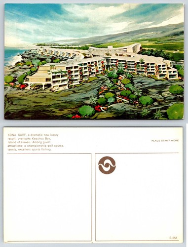 Cartolina kona surf resort - kona,